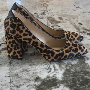 Sam Edelman Calf Hair Block Heel pump